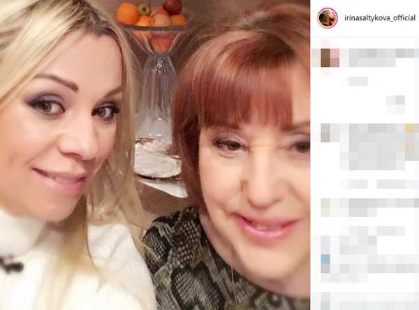 Ирина Салтыкова с мамой