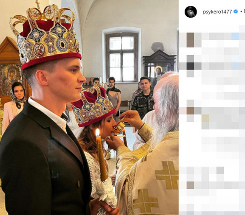 Молодожены Анфиса и Дмитрий