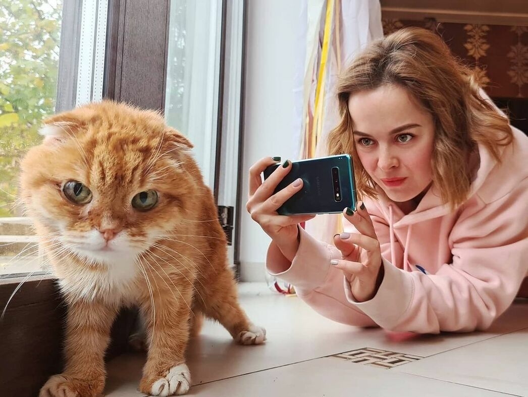 Наталья Медведеве считает, что коты тоже хотят быть знаменитыми
