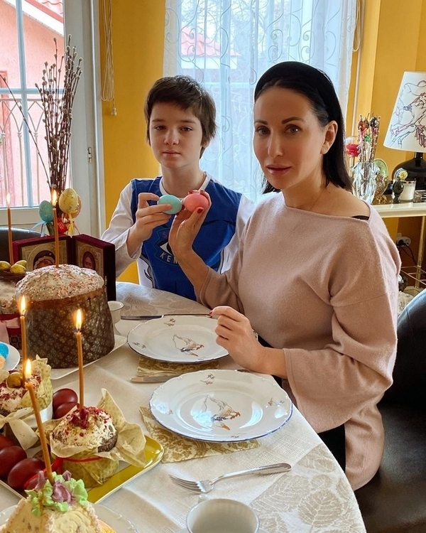 Алика Смехова с сыном