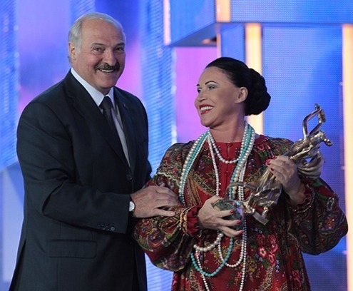 Александр Лукашенко и Надежда Бабкина