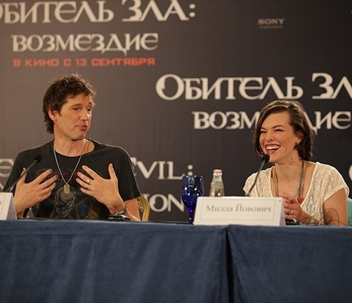 Милла Йовович и Пол У.С. Андерсон