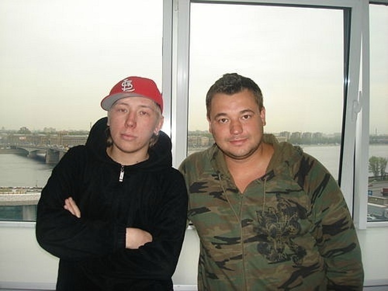 Степан Ледков с Сергеем Жуковым на заре своей карьеры