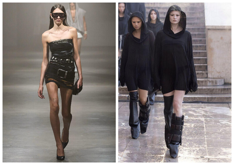 MM6 Maison Margiela на Неделе моды в Париже \ Rick Owens показ коллекции осень-зима 2025