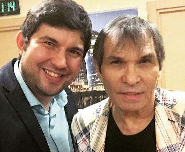 Бари Алибасов с сыном Бари