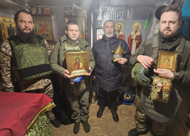 «Пройдем с молитвой по возможности весь фронт»: Борис Корчевников прибыл на передовую