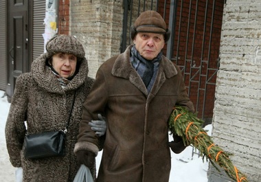 Эдуард Хиль с женой