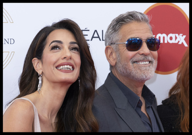 Джордж Клуни с женой