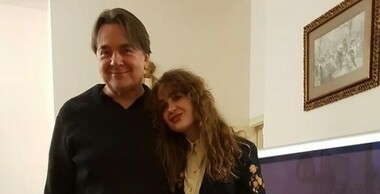 Константин Эрнст с дочкой Александрой