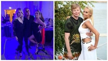 Певец с бывшими женами