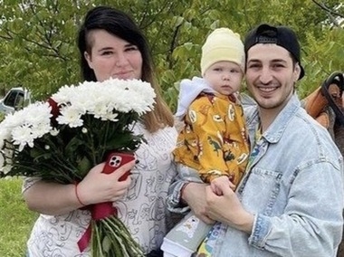 Саша Черно и Иосиф Оганесян с сыном Стефаном