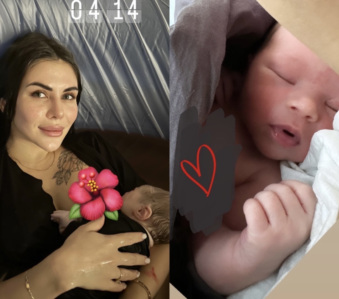 Звезда родила четвертого ребенка