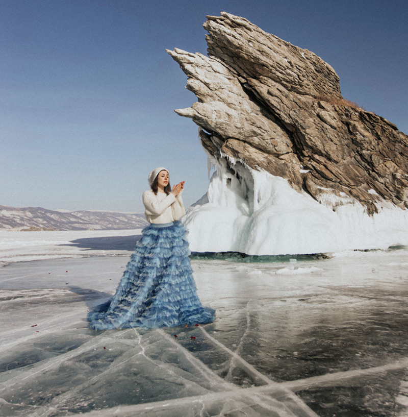 Фотосессия Наташи Турецкой на Байкале