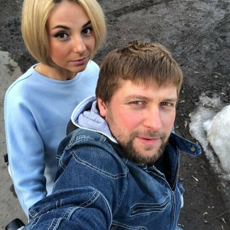 Дарья Сагалова с мужем