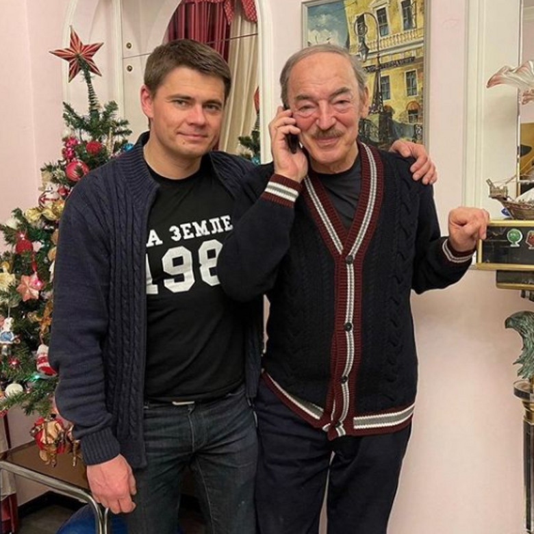 Михаил Боярский с сыном