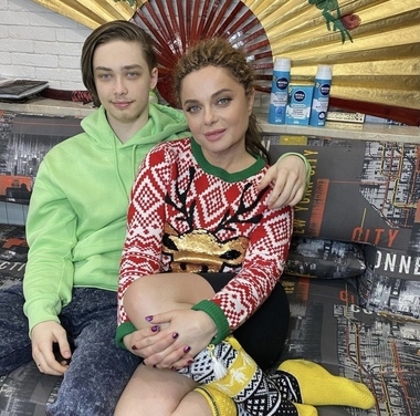Наташа Королева и ее сын Архип