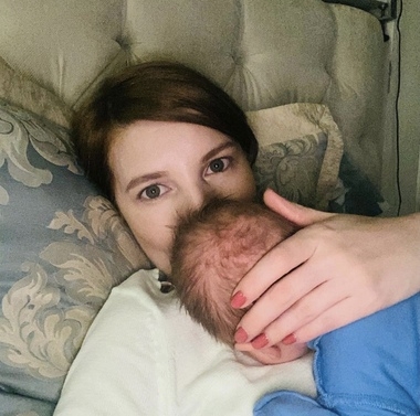 Наталья Подольская с сыном Иваном