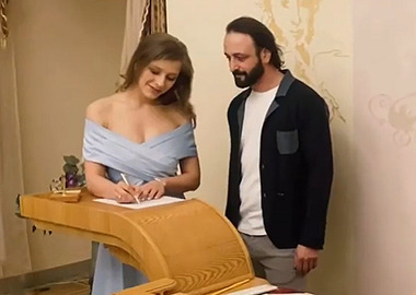 Илья Авербух и Лиза Арзамасова