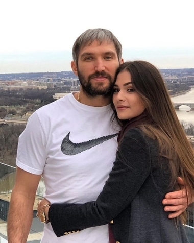 Александр Овечкин и Анастасия Шубская