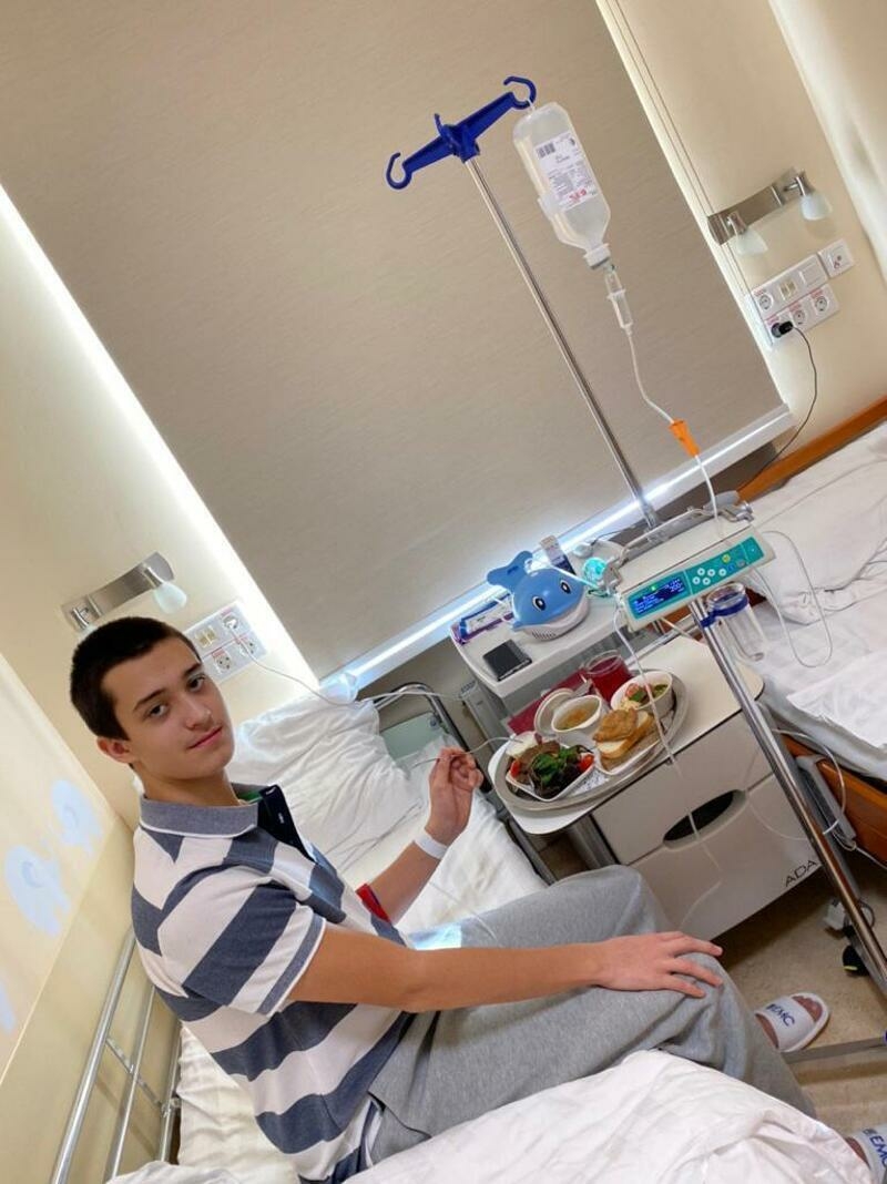 Сын Софи Кальчевой попал в больницу