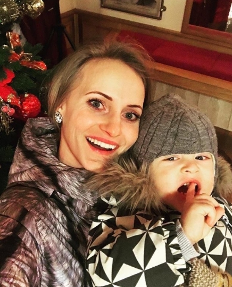 Анна Бегунова с сыном