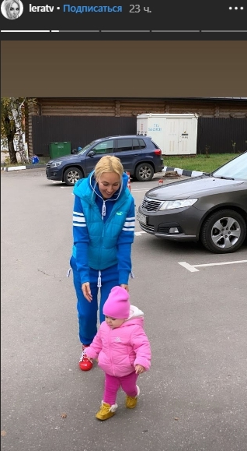 Лера Кудрявцева с дочкой Марией