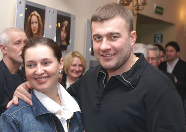Михаил Пореченков с женой