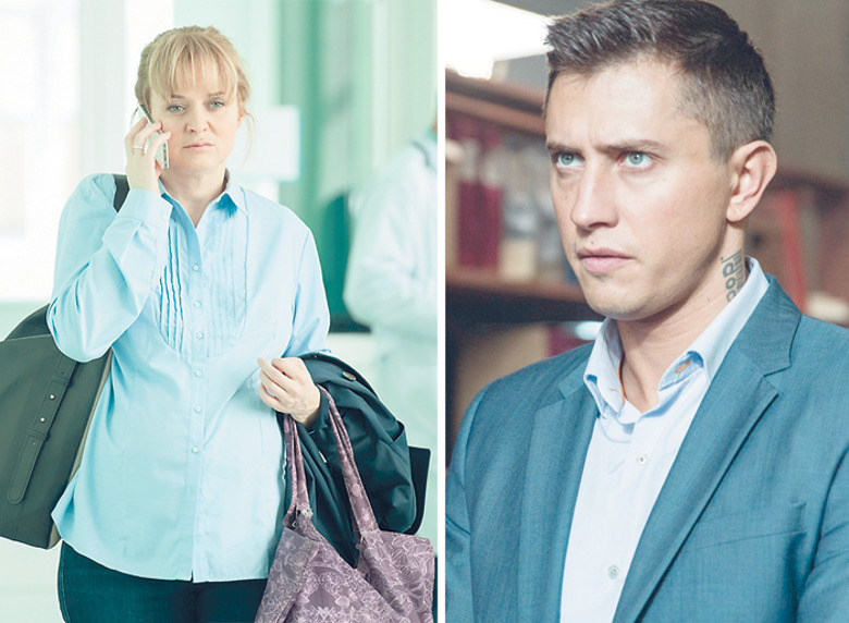 Анна Михалкова в сериале «Обычная женщина»/Павел Прилучный в сериале «Мажор 3»