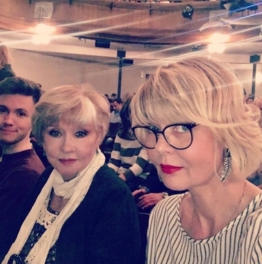 Вера Алентова и Юлия Меньшова