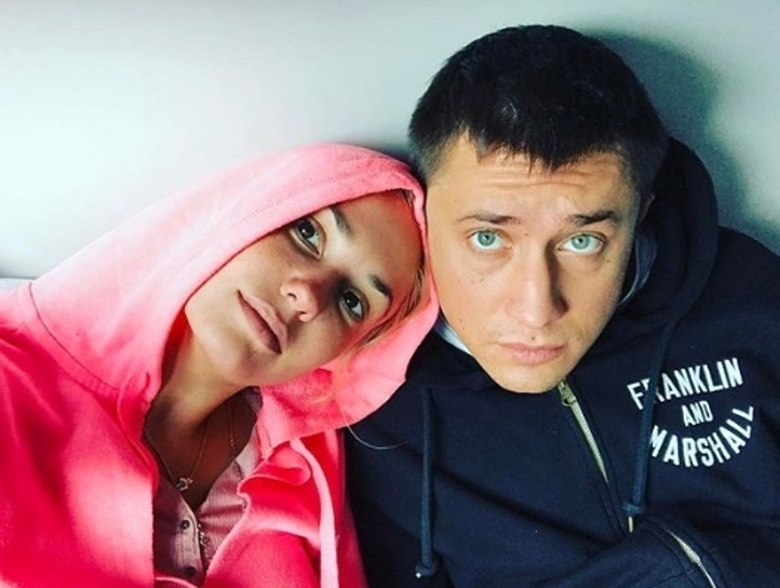 Павел Прилучный и Агата Муцениеце