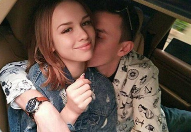 Диана Шурыгина с мужем