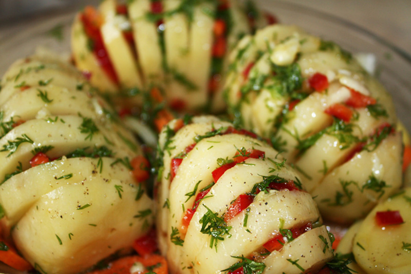 Фаршированный картофель