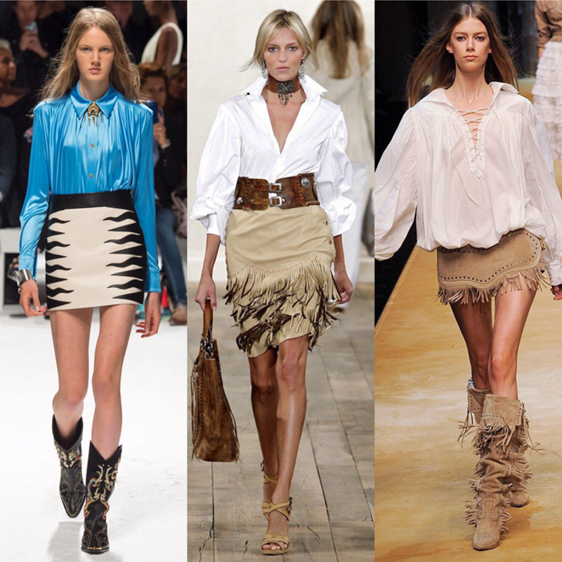 Ковбойский стиль нам не родной. Fausto Puglisi/Ralph Lauren/D&G