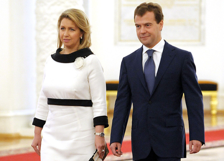 Светлана и Дмитрий Медведевы