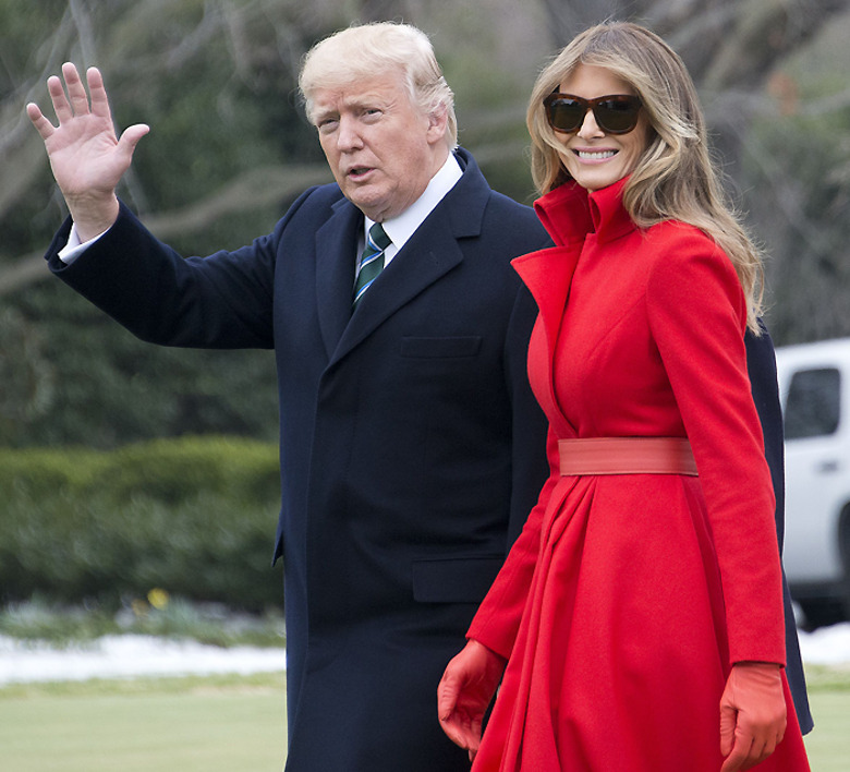 Дональд и Мелания Трамп