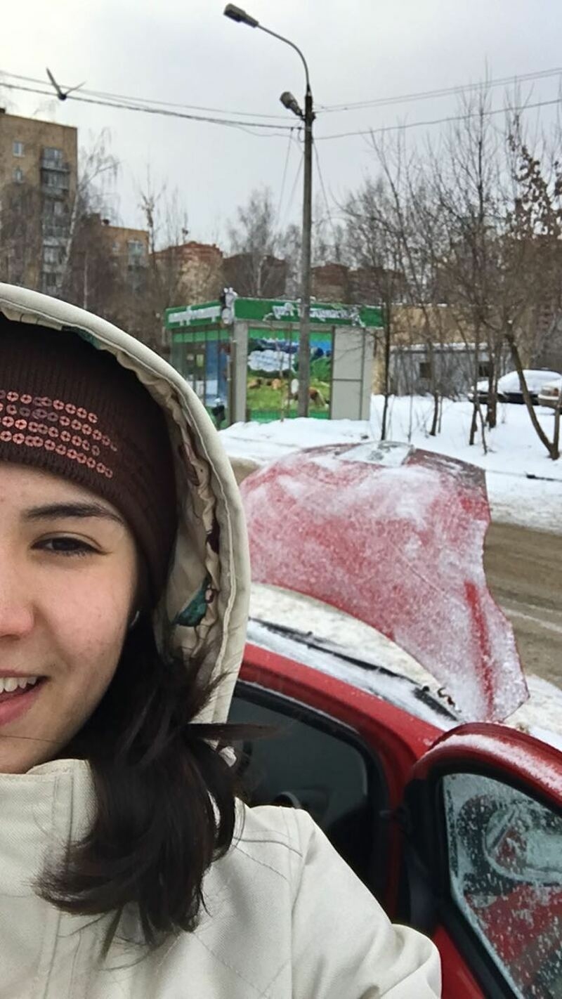 Аделина Голубенко не унывает, несмотря на аварию