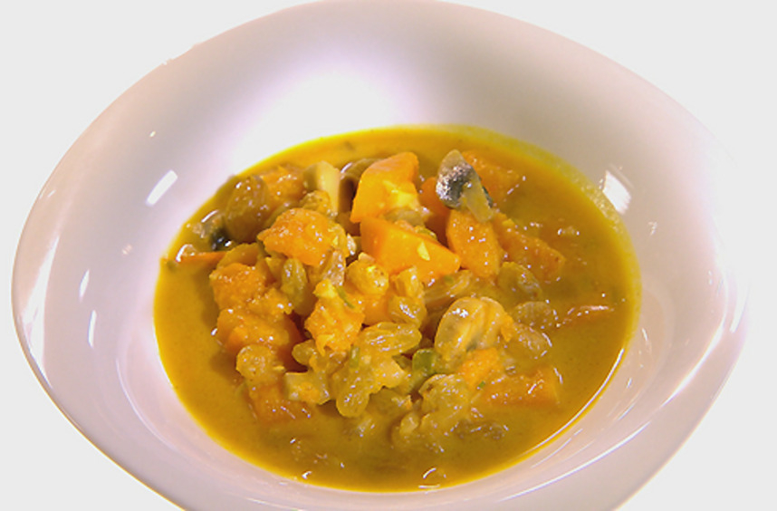 ТЫКВЕННЫЙ КАРРИ С ИЗЮМОМ