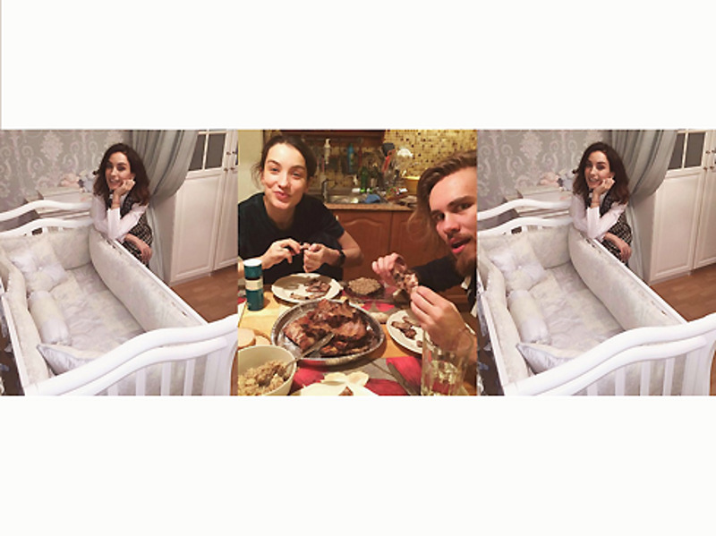 В отличие от Виктории, у Дмитрия в микроблоге присутствуют семейные фотографии
