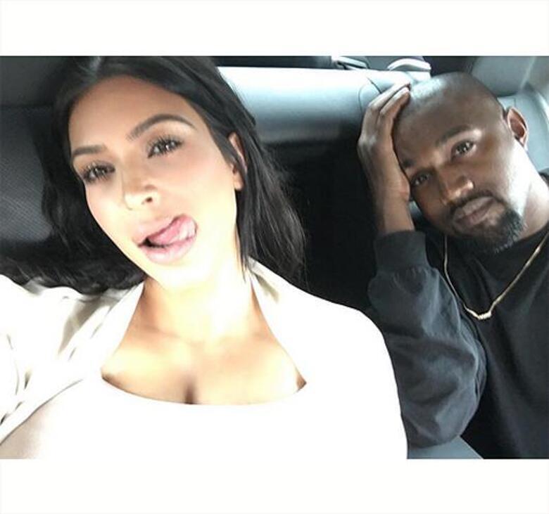 Ким Кардашьян и Канье Уэст. Фото: Instagram.com/kimkardashian.