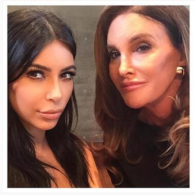 Ким Кардашьян и Кэйтлин Дженнер. Фото: Instagram.com/kimkardashian.