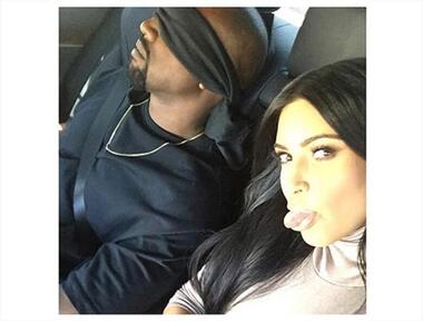 Ким Кардашьян и Канье Уэст. Фото: Instagram.com/kimkardashian.