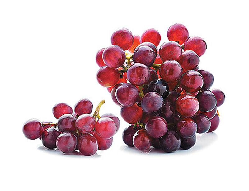 Красный виноград.