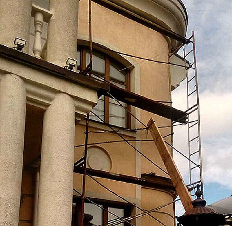 Несмотря на переезд, в доме Волочковой пока не все работы закончены. Фото: Instagram.com/volochkova_art.