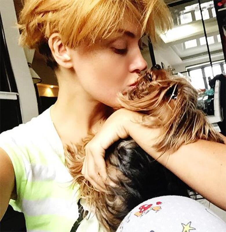 Таня Терешина со своим домашним питомцем. Фото: Instagram.com/tanya_tereshina.