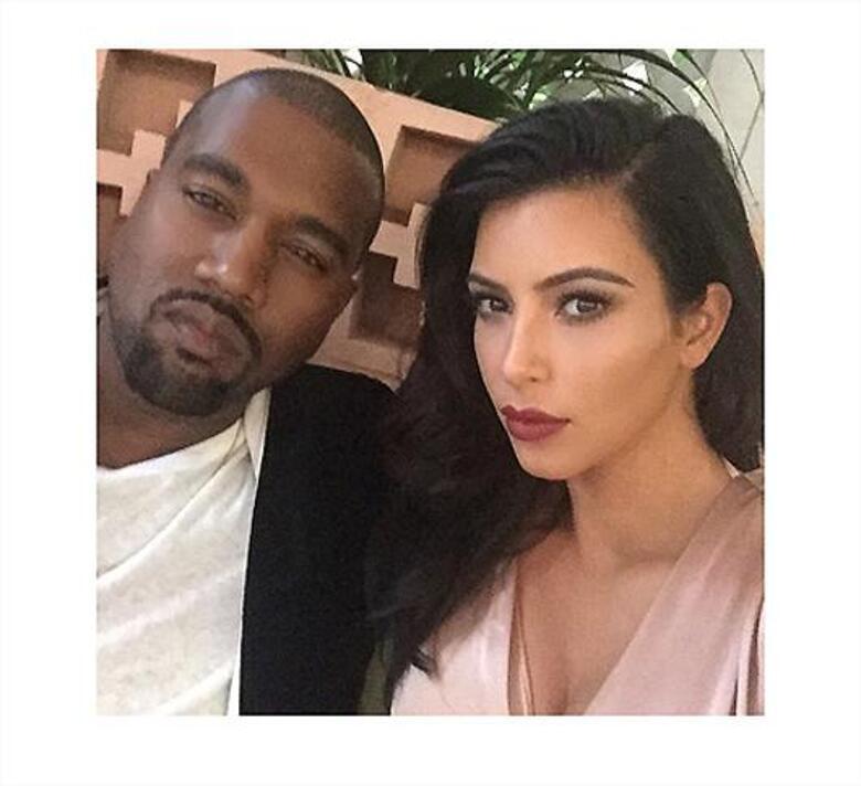 Ким Кардашьян и Канье Уэст. Фото: Instagram.com/kimkardashian.