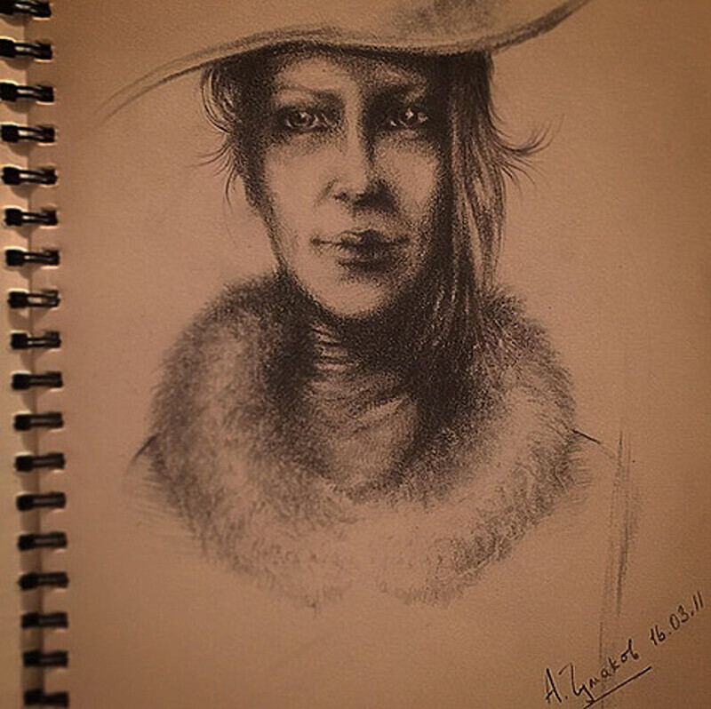 Картина Алексея Чумакова. Фото: Instagram.com/alexchumakoff.