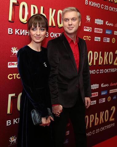 Сергей Светлаков с женой.