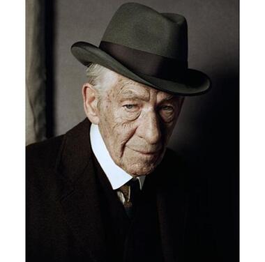 Иэн Маккеллен в роли Шерлока Холмса. Фото: Twitter.com/@IanMcKellen.