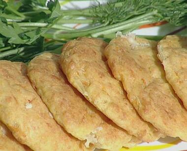 Сырные солнышки.