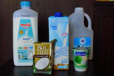 Молочных продуктов в Таиланде предостаточно. Вот только детских кефирчиков и творожков здесь не найти.